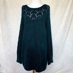NWOT Gorgeous Tunic Sequins Sweater by Maurices